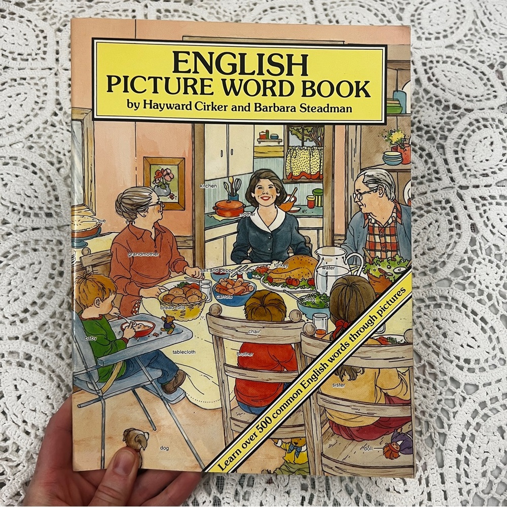 English picture word book